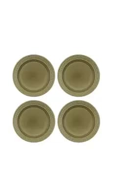 Portmeirion Botanic Garden Harmony Moss Green Set Of 4 Plates