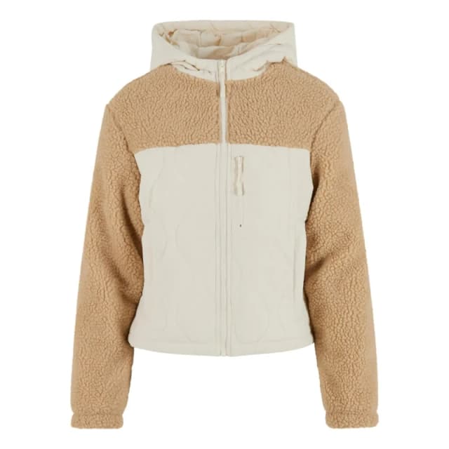 Urban Classics Womens nylon fleece Urban Classics Sherpa Crinkle Beige Female M