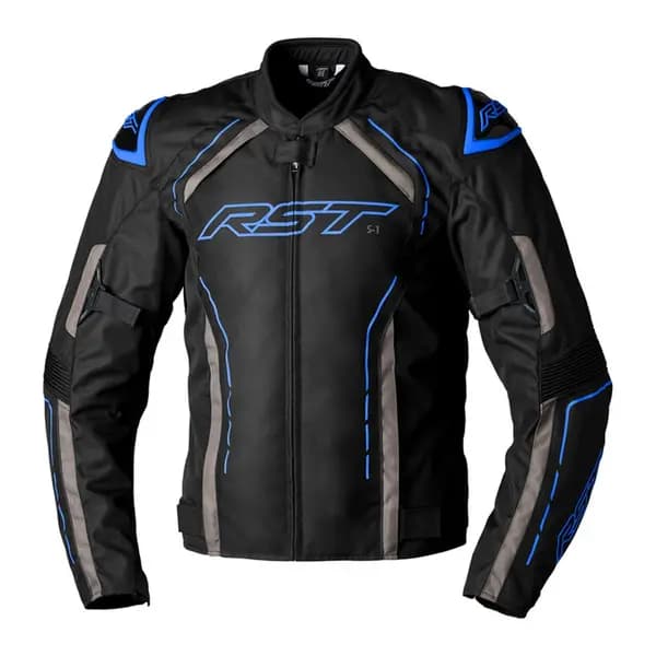 RST S-1 Jacket Black Grey Blue Size 42