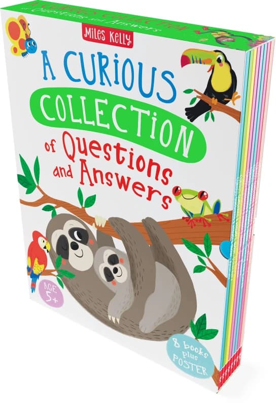 A Curious Collection of Questions and Answers 8 Books Collection Box Set Paperback Miles Kelly Publishing Ltd Books