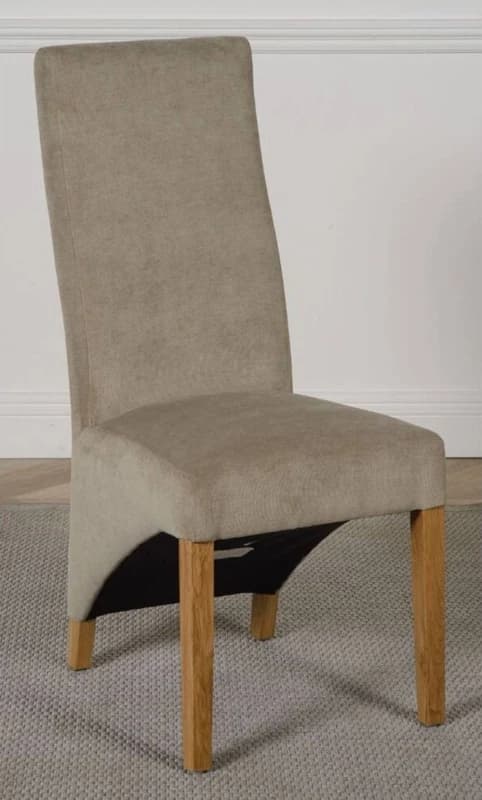 Thats Furniture Lola Fabric Dining Chairs for Dining Room or Kitchen in Grey Grey Unisex