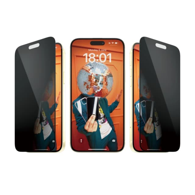 PanzerGlass Privacy Screen Protector iPhone 15 Plus UltraWide Fit
