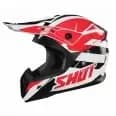 Shot Pulse Revenge White Red Black Glossy L