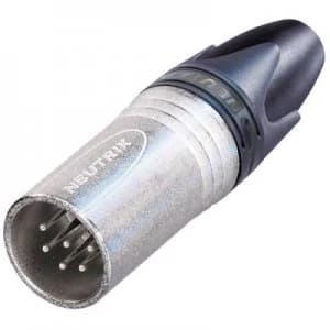 Neutrik NC6MXX XLR connector Plug, straight Number of pins: 6 Silver