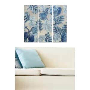 MDF315921 Multicolor Decorative MDF Painting (3 Pieces)