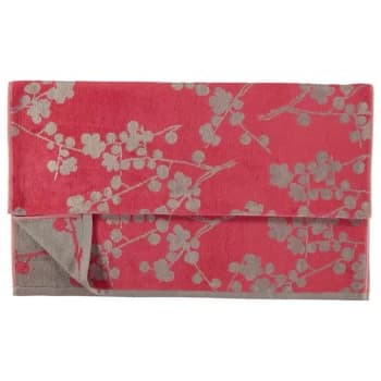 Biba BIBA Trend Jacquard Towel - Cherry Pink