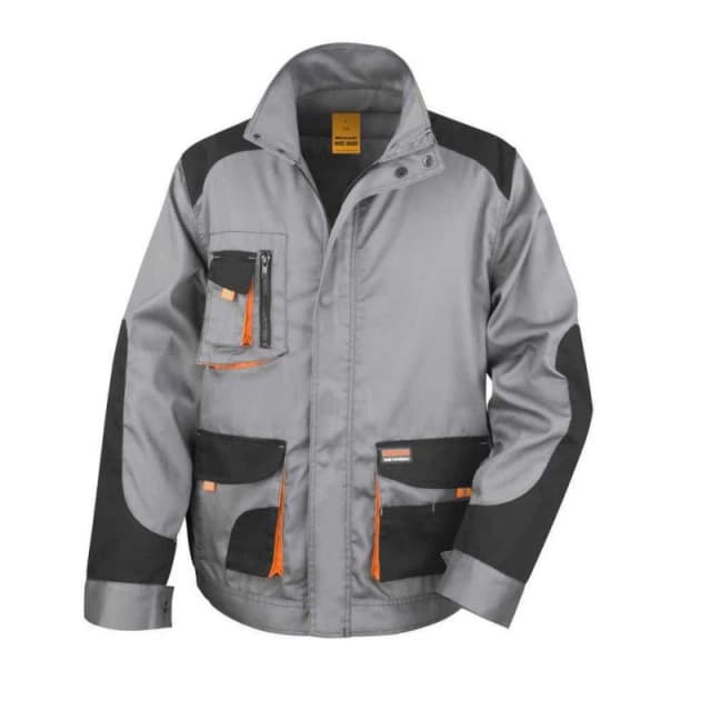 Result Result Men Work-Guard Lite Jacket in Grey Size: X-Small Grey XS Male 5063527885999
