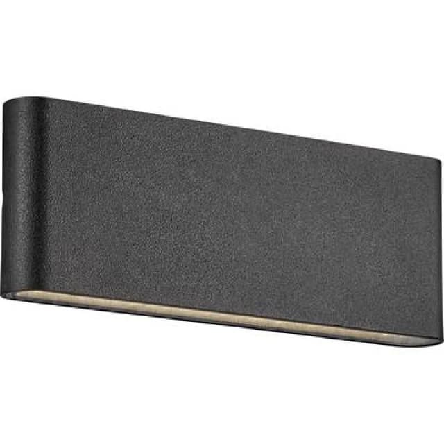 Nordlux Nordlux Kniver 2118181003 Outdoor wall light LED (monochrome) Built-in LED 10.00 W Black 2118181003