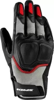 Spidi NKD H2OUT Motorcycle Gloves, black-grey-red, Size 2XL, black-grey-red, Size 2XL