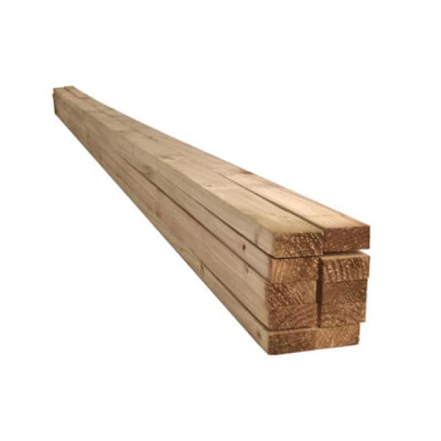 Snowdon Timber Treated 2X1 Batten (T) 25mm (W) 50mm (L) 2.4M - Pack Of 10