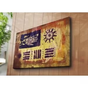 70100C-103 Multicolor Decorative Canvas Painting