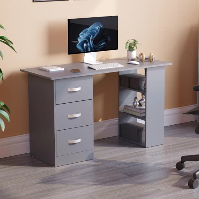 Lassic Vida Designs Mason Computer Desk Grey unisex One Size