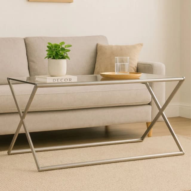 Premier Housewares Roma Coffee Table Clear