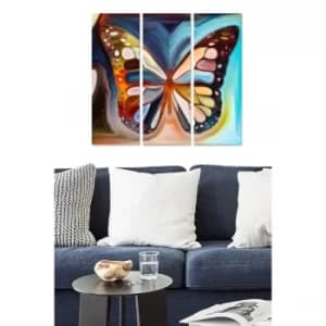 MDF13275894203 Multicolor Decorative MDF Painting (3 Pieces)