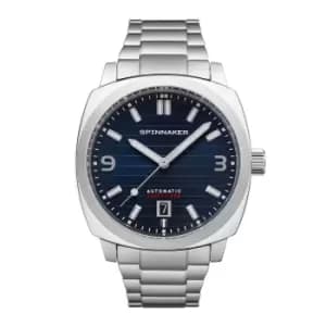 Spinnaker Hull Riviera Aegean Blue Dial Stainless Steel Bracelet Mens Watch SP-5073-22