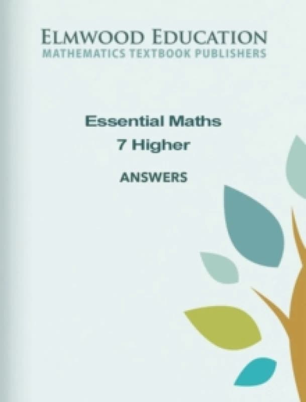 Essential Maths 7 Higher Answers Paperback / softback