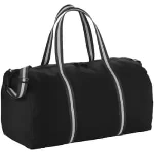 Bullet Cotton Weekender Duffel (55 X 22.8 X 28Cm, Solid Black)