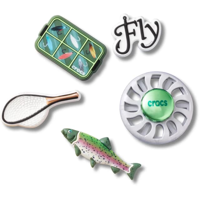 Crocs Jibbitz Crocs Fly Fishing (x5) Multicolore Unisex TU