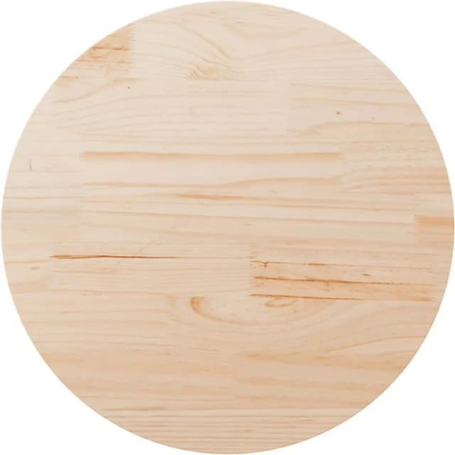 VIDAXL Table Top Ø90x2.5cm Solid Wood Pine Vidaxl 8720286875643