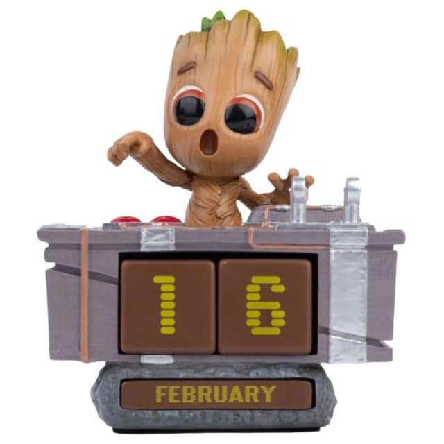 Marvel Groot Death Button 3D Perpetual Calendar
