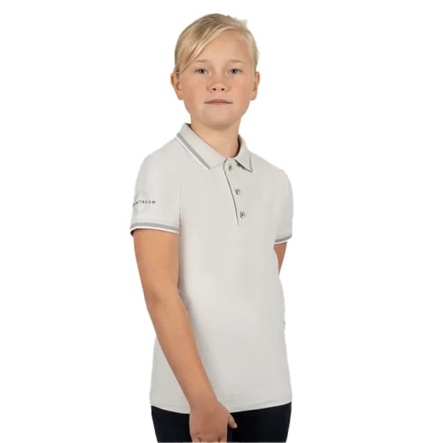 Coldstream Next Generation Darnick Polo Shirt in Light Grey Size: 11-12 Years Light Grey Unisex 11-12 Years