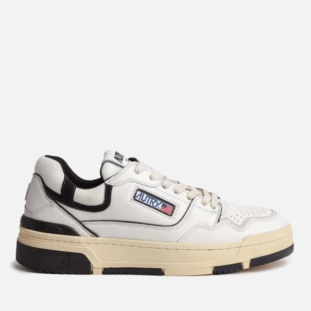 Autry Court Leather Trainers White Black male UK 7