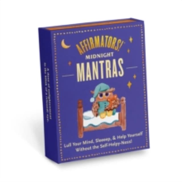 Knock Knock Affirmators! Mantras Midnight Affirmation Cards Deck Cards