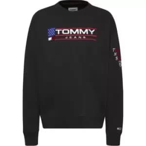 Tommy Jeans Rlx Modern Sport 1 Crew - Black