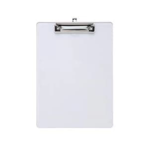 5 Star Office Clipboard Solid Plastic Durable with Rounded Corners A4 Clear