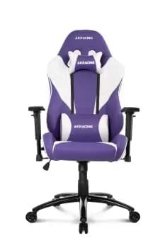 AKRacing SX PC gaming chair Upholstered padded seat Violet, White
