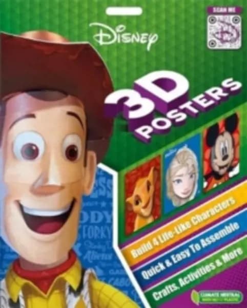 Disney: 3D Posters Paperback / softback
