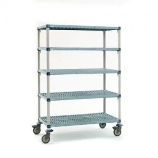 Metromax Q Polymer Shelving, Mobile, 5 Shelves, 2055 H x 1067 W x 457D (mm)