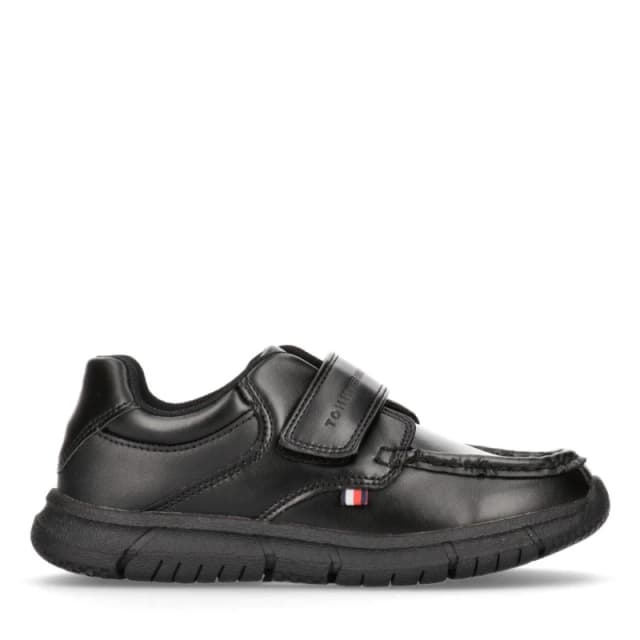 Tommy Hilfiger Kids Velcro Classic Low-Top Trainers Black male 3.5 (36)