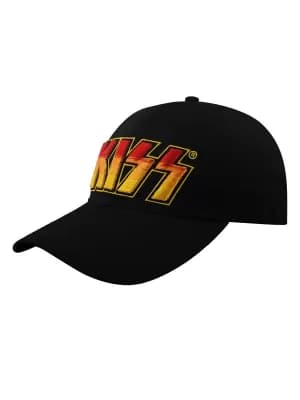 KISS - Classic Logo Mens Baseball Cap - Black