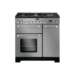 Rangemaster KCH90NGFSSC 116770 KITCHENER 90cm Gas Range Cooker Stainless SteelChrome