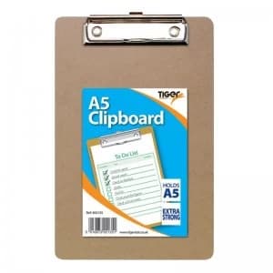 Tiger A5 Masonite Clipboard