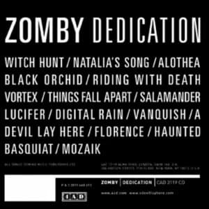 Zomby - Dedication CD