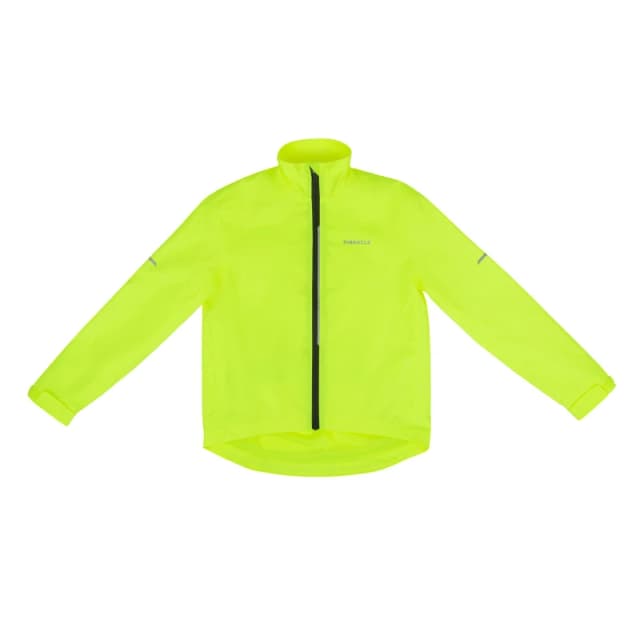 Pinnacle Kids Performance Waterproof Reflective Long Sleeve Performance Cycling Jacket Yellow male 7-8 Years