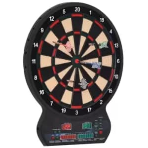 Jouet LED Dartboard Electronic Scoreboard 8 Players 27 Games Fun with 12 Darts