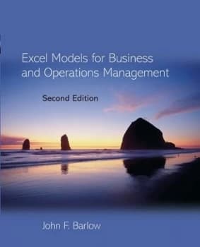 Excel Models for Business and Operations Management by John Barlow Paperback