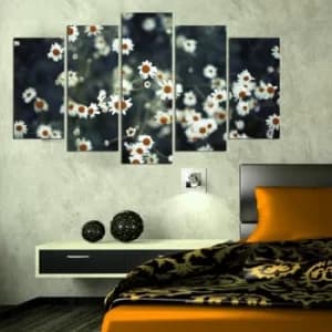 5PMDF-83 Multicolor Decorative MDF Painting (5 Pieces)