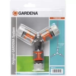 GARDENA 18287-20 18287-20 Plastic Splitter set 13mm (1/2) Ø, Hose connector