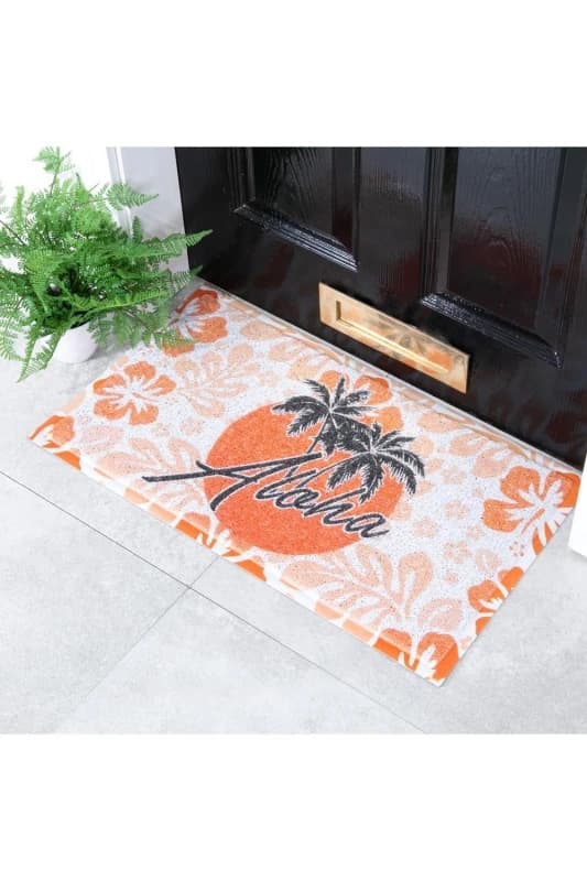 Native Natural Aloha Tropical Doormat (70 X 40Cm)