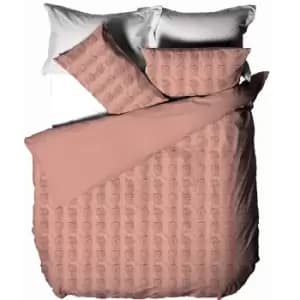 Linen House Haze Duvet Cover Set (Double) (Maple)