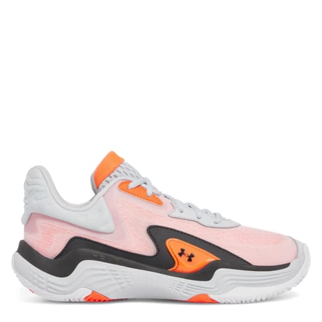 Under Armour Unisex Adults Spawn 99 Basketball Trainers Grey unisex 8.5 (43)