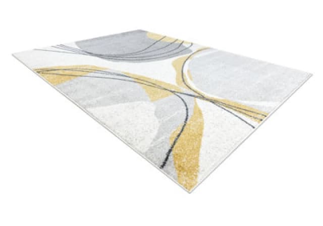 RugsX Carpet Fusion 5868 White / Yellow - Lines, Modern, Abstract 80X150 Cm