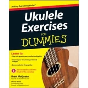 Ukulele Exercises for Dummies by Brett McQueen, Alistair Wood (Paperback, 2013)