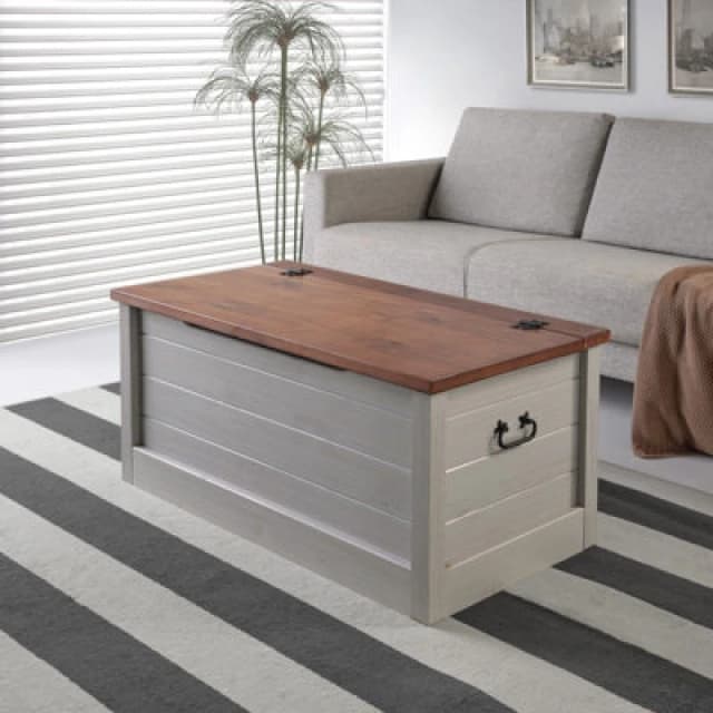 Mercers Furniture Cottage Grey Painted Pine Blanket Box Storage Chest Wooden 45H X 90W X 48D Cm