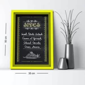 3550AHS-039 Multicolor Decorative Framed MDF Painting