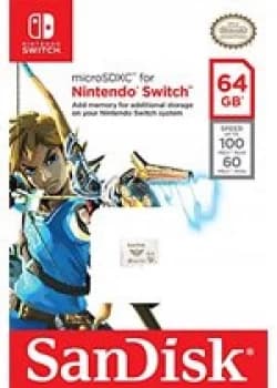 SanDisk Nintendo Switch 64GB MicroSDXC Memory Card